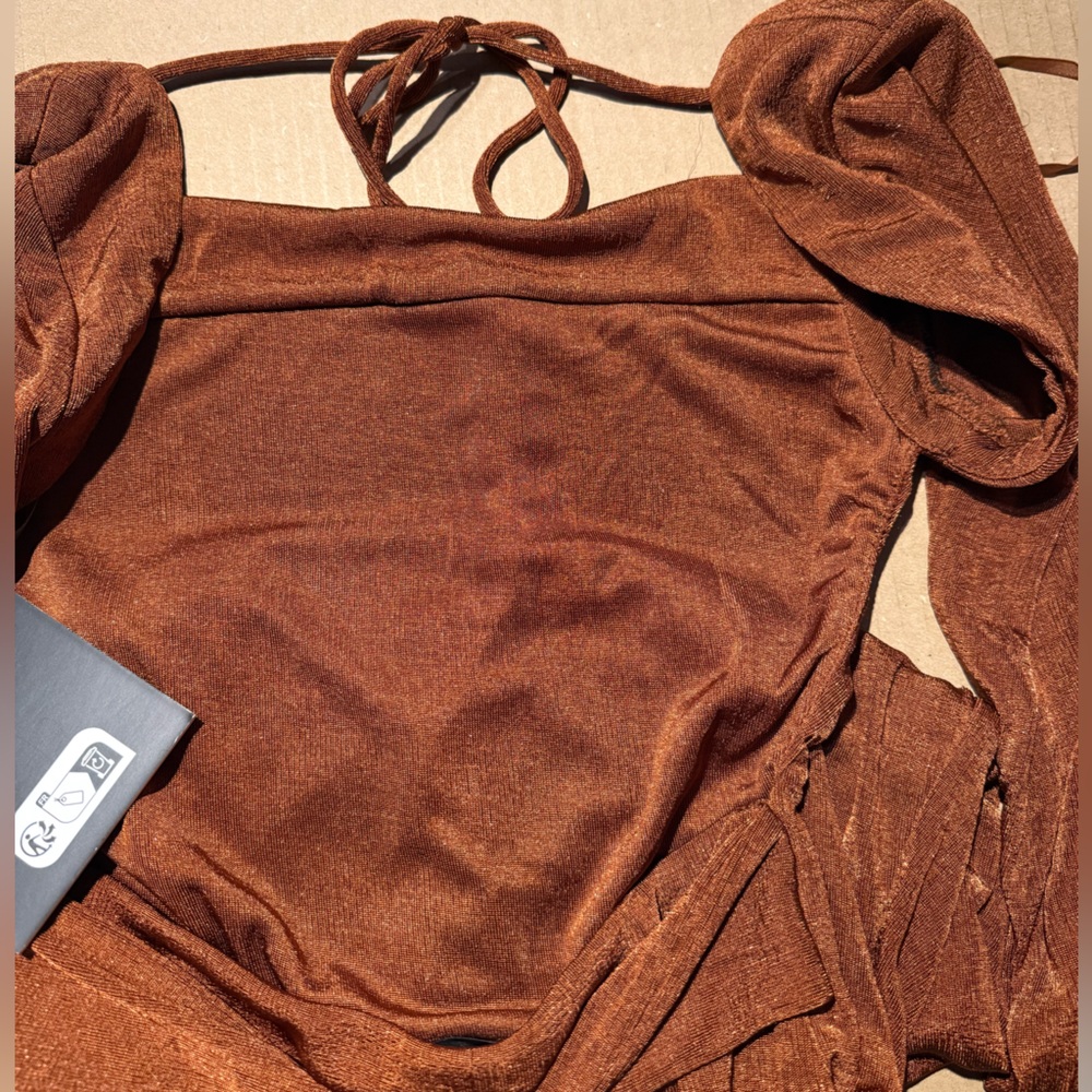 Parallel Lines Backless Mini Dress - Picture 7 of 7